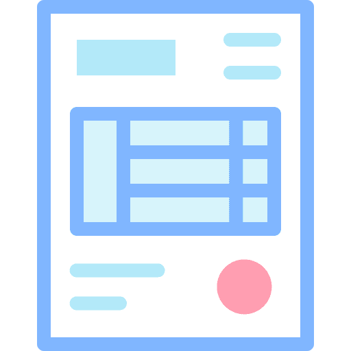 Invoice invoice document shipping icon