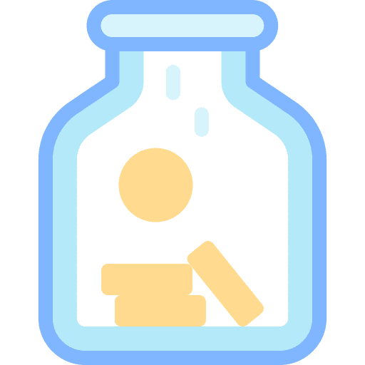 Jar savings funds investment icon