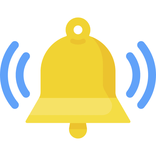 Bell music remind alerting icon