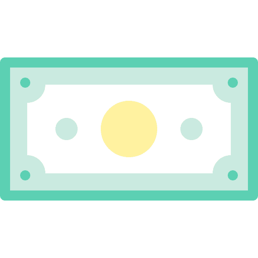 Cash money bank cash icon