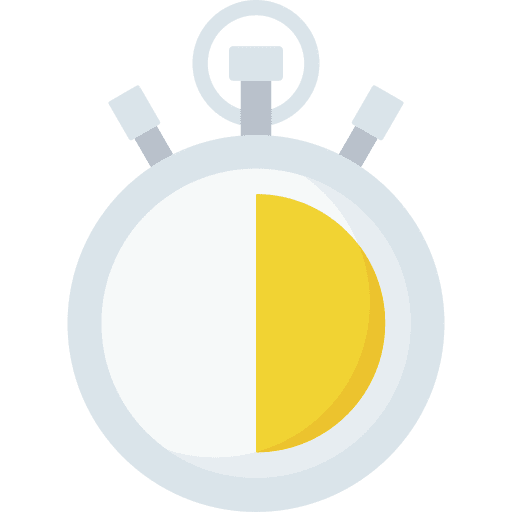 30 minutes half hour thirty countdown icon