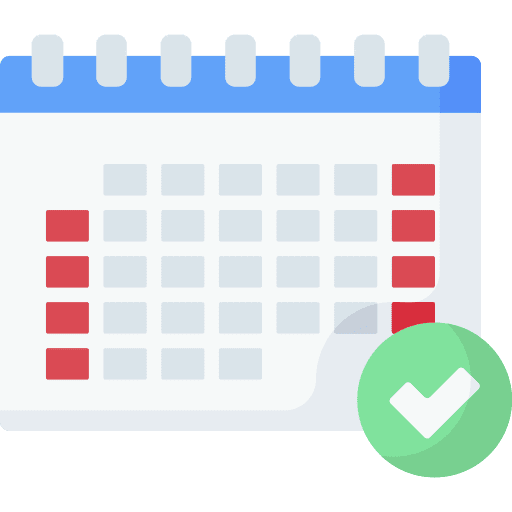Calendar attend planning planner icon