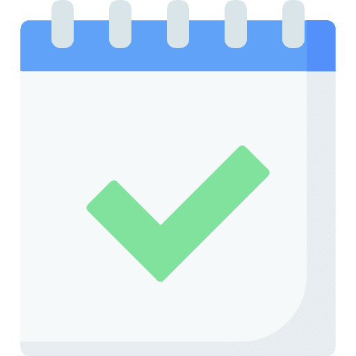 Calendar time calendar time and date icon