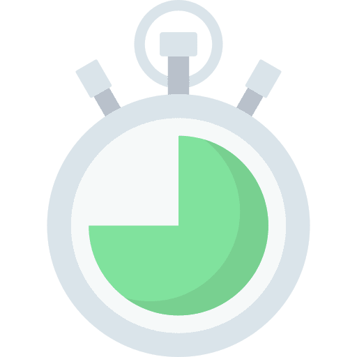 45 minutes stopwatch clock forty five icon