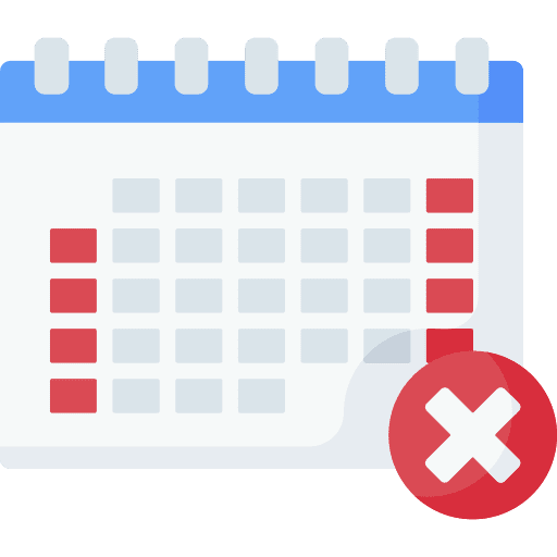 Calendar interface button symbol icon