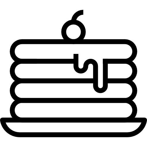 Pancake food baker pancakes icon Pancake food baker pancakes icon