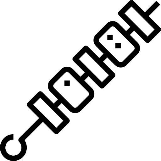 Skewer kebab grill meat icon Skewer kebab grill meat icon