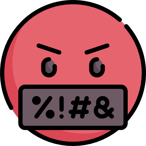 Angry emoticons feelings emoji icon