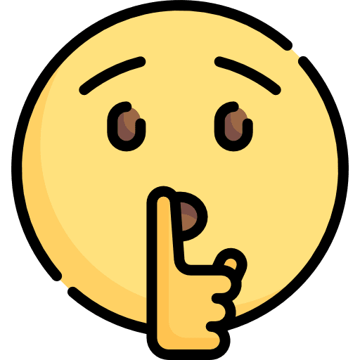 Silent feelings smileys silent icon