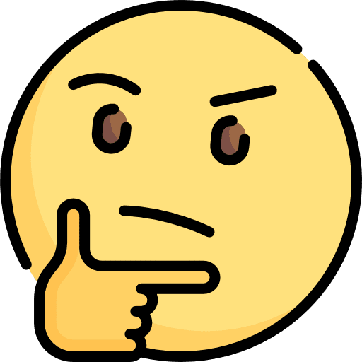 Thinking think emoji thinking icon