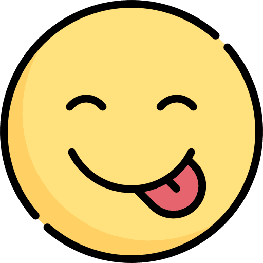 Tongue yummy emoji smileys icon