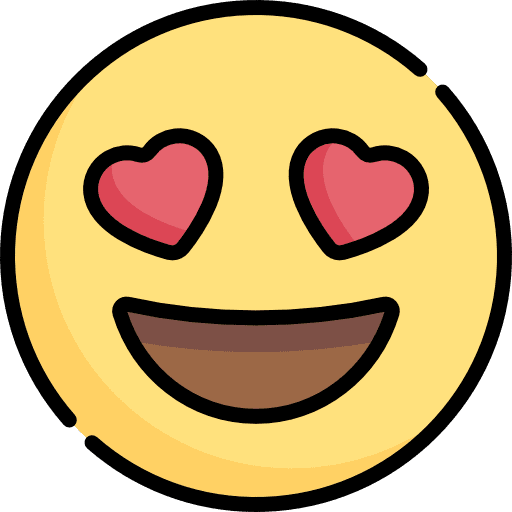 In love emoji in love smileys icon