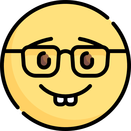 Nerd nerd emoji smileys icon