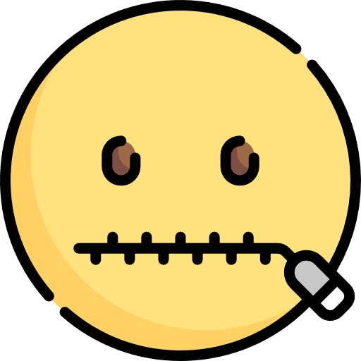 Secret secret emoticons smileys icon