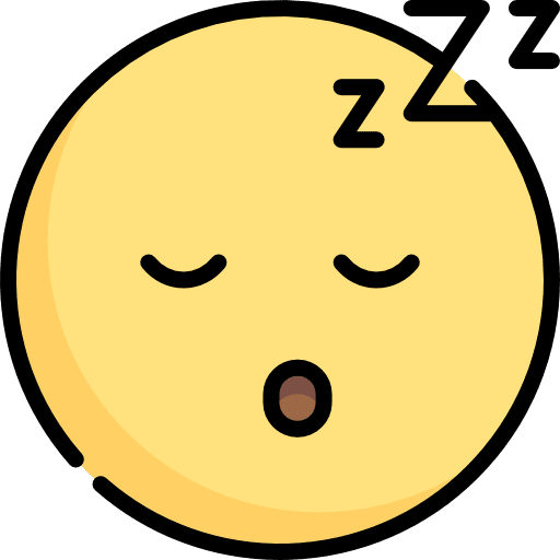 Sleeping feelings emoji sleeping icon