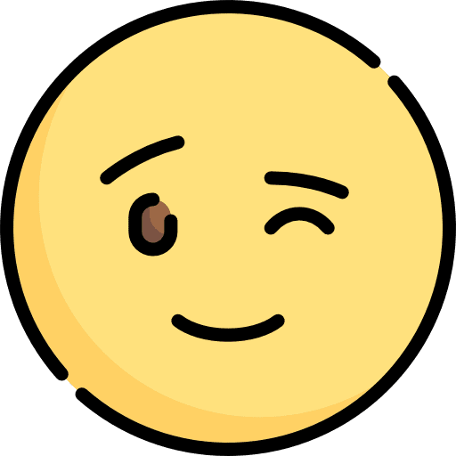 Wink emoticons feelings emoji icon
