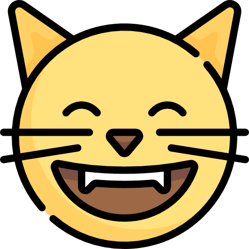 Cat feelings smileys emoticons icon