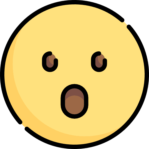 Shocked emoji shocked feelings icon