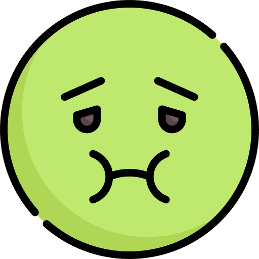 Sick smileys feelings emoticons icon