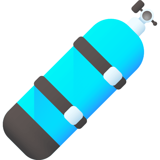 Oxygen tank industry sports and competition oxygen icon