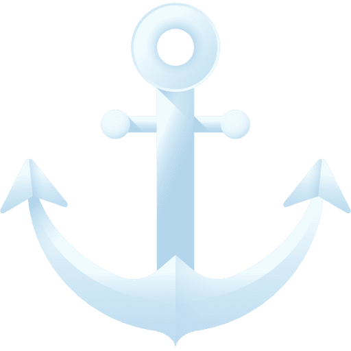 Anchor tools and utensils marine tattoo icon