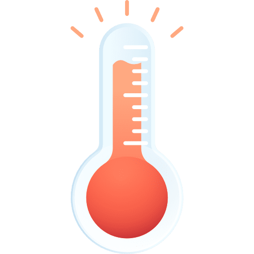 Thermometer weather mercury degrees icon