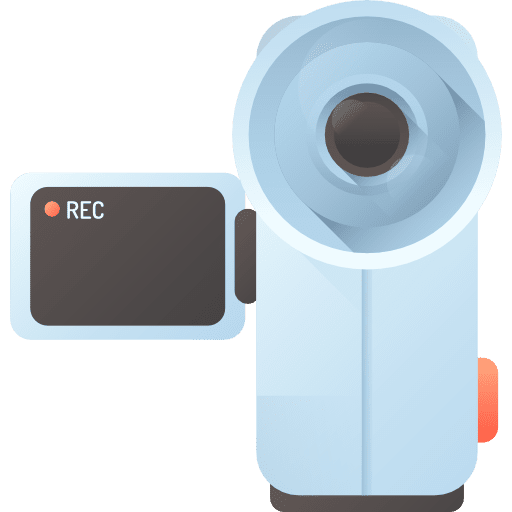 Camcorder video multimedia camera icon