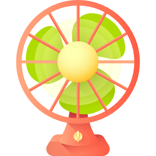 Fan electronics fan furniture and household icon