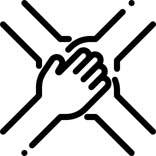 Team hands and gestures inclusion group icon Team hands and gestures inclusion group icon