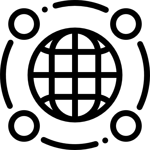 Around the world web earth grid arrows icon Around the world web earth grid arrows icon