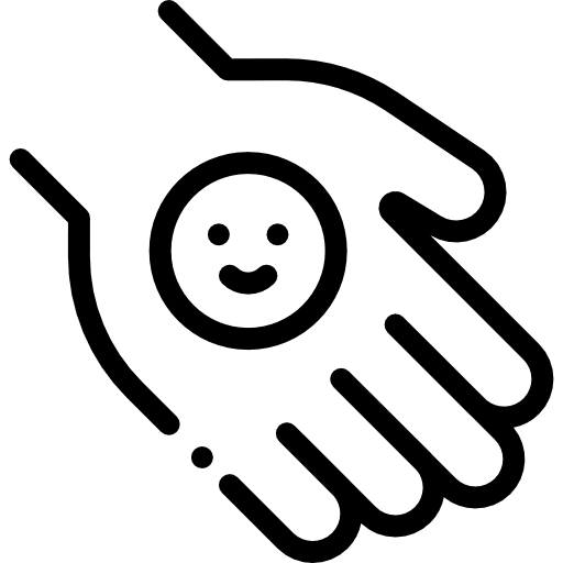 Friendly trust friendly hands and gestures icon Friendly trust friendly hands and gestures icon