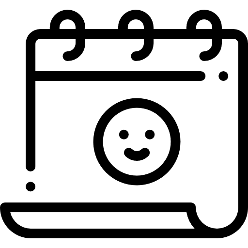 Friendship day smileys administration time icon Friendship day smileys administration time icon