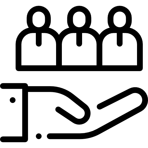 Team members hands and gestures avatar icon Team members hands and gestures avatar icon