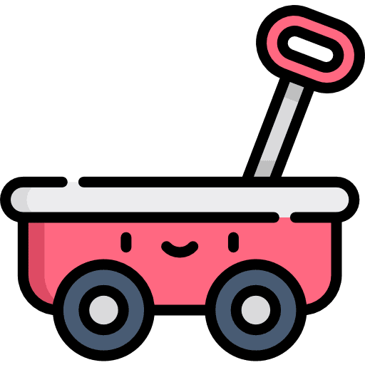 Cart toy christmas transportation icon Cart toy christmas transportation icon