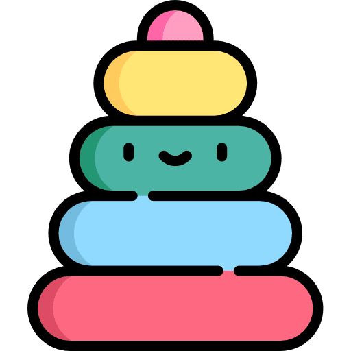 Pyramid childhood toys pyramid icon Pyramid childhood toys pyramid icon