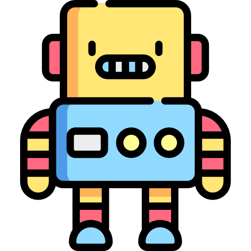 Robot automaton futuristic electronics icon Robot automaton futuristic electronics icon