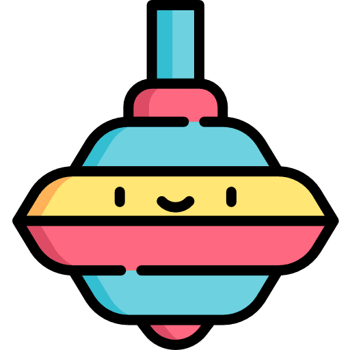 Spinning top kid and baby spinning top gaming icon Spinning top kid and baby spinning top gaming icon