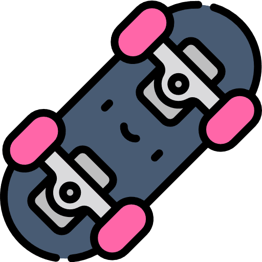 Skateboard multisports skate wheels icon Skateboard multisports skate wheels icon