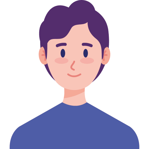 Boy profile avatar hairstyle icon