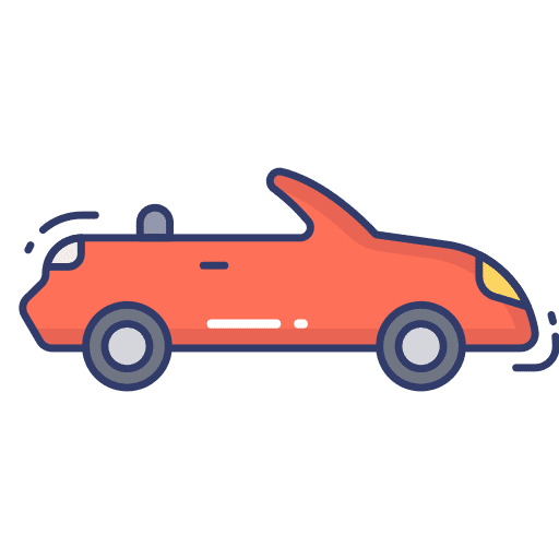 Convertible car vehicle convertible car car icon