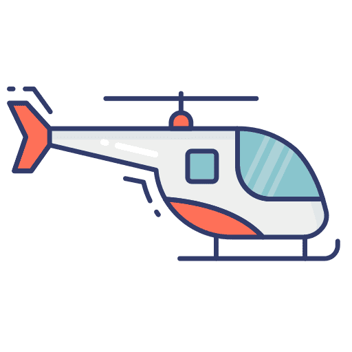 Helicopter helicopter travel transportation icon