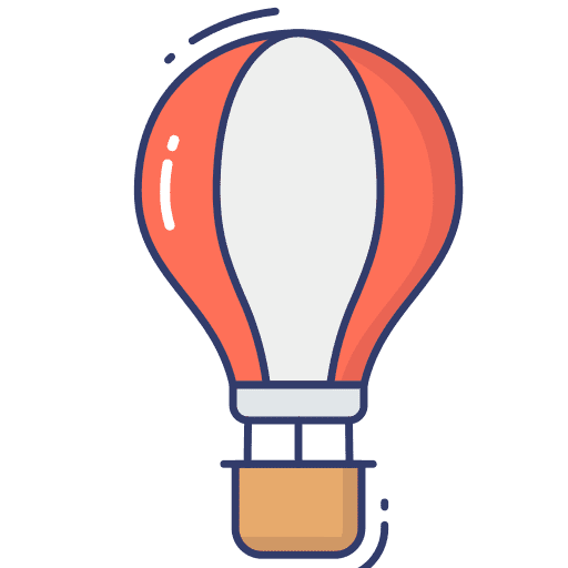 Air balloon transport air balloon hot air balloon icon