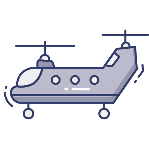 Helicopter travel transportation helicopter icon