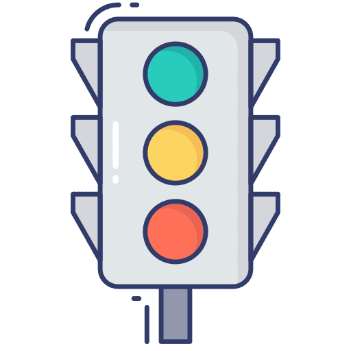 Traffic lights traffic signal icon