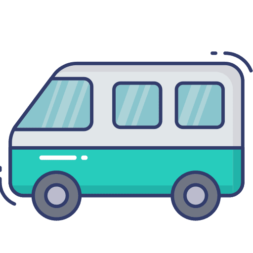 Van vehicle automobile van icon