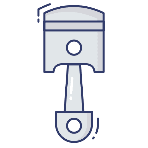 Piston piston car parts engine icon