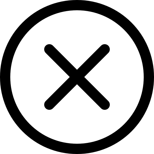 Cancel interface cancel remove icon