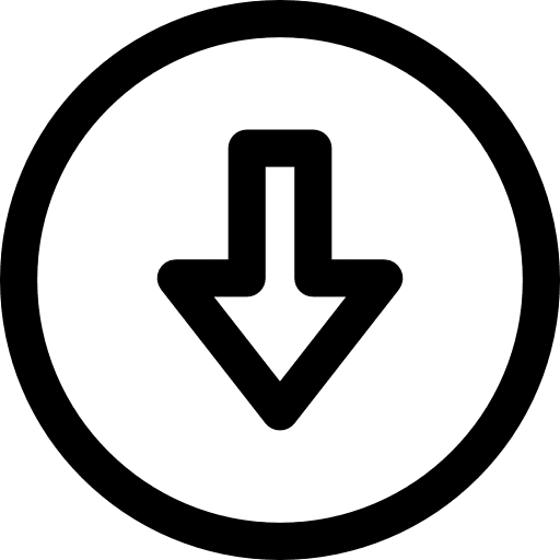 Down arrow low arrows download icon
