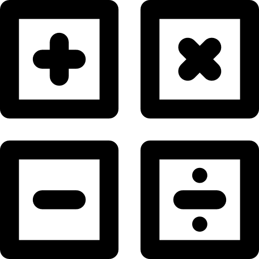 Division division maths multiplication icon