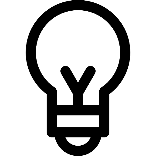Idea idea light networking icon